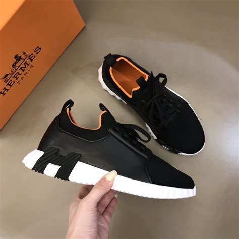 hermes depart sneaker black|hermes sneakers price.